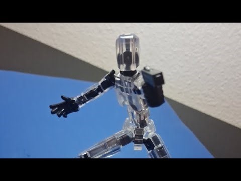 StopMotion animation test 1 (arm and head movement)