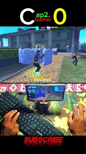 One Tap Headshot Challenge With Handcam Proof Only ⌨️🖱📲 #keyboard #freefire