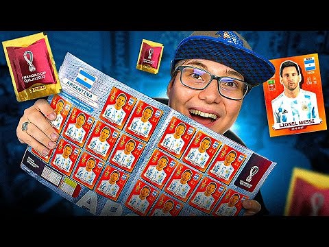 COMPLETE THE WORLD CUP ALBUM ONLY WITH MESSI STICKERS