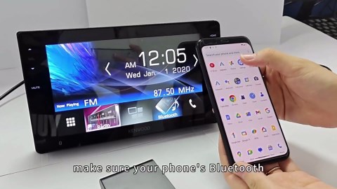 Wireless Android Auto Adapter, 5Ghz WiFi Auto Connection Dongle, USB C to A & USB C Cables, Plug & Play Wireless Adapter Box for Factory Wired Android Auto Cars from 2016+