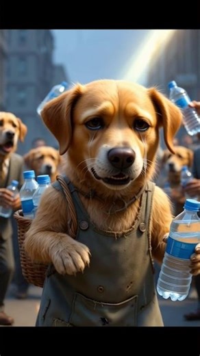 When God Answered a Poor Dog's Prayer😥✨. #3danimation #3dart #youtubeshorts #youtube