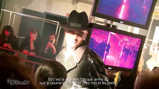 Francisco Lachowski - Interview Backstage - John Galliano Paris Fashion Week - 2012 2013 (1080p)2012_01_21