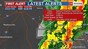 1.3K views | A Special Weather Statement is in effect for Decatur, Rush counties until Mar 20 12:15AM EDT. This means there is a strong storm or hazardous weather. Go to fox19.com/weather for details & stay tuned to FOX19 and the First Alert Weather app for updates. #FirstAlert #cincywx #ohwx #kywx #inwx | Steve Horstmeyer Wxix | Facebook