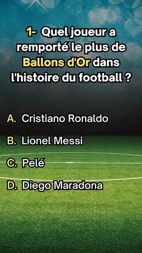 98K views · 2.8K reactions | Culture générale en Football ? #quiz #culturegenerale #QuizChallenge #reels #ABONNEZ_VOUS_A_LA_PAGE #questions #apprendre #apprendreensamusant #reelsfb23 #football | Cultimonde | Facebook