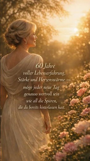 Niveauvolle sprüche zum 60. geburtstag frau​ | Perfekt zum Teilen! #shorts