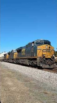 3 CSX engines on Intermodal. 1/19/2026