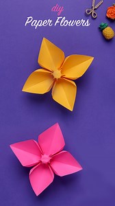 10K views · 126 reactions | DIY Paper Flowers  #diy #diyvideos #diycrafts #diytutorial #diyproject #artandcraft #easydiy #papercrafting #paperflowers #flowers #flowermaking #origami #craftingideas #crafts #crafting #handmadecraft #howtomake | D.I.Yay | Facebook