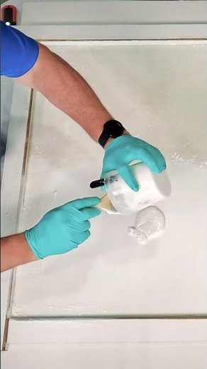 Epoxy Pro Tip: Use WEST SYSTEM Pigments for an Even Base Coat #westsystem #boatrepair #boatbuilding
