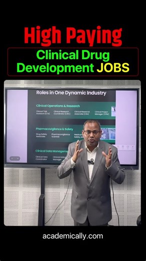 High Paying Pharma Career | Clinical Drug Development Jobs | ₹40 Lakh Salary