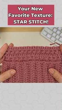 Dreamy Texture in Just Minutes #crochet #starstitc #crochethacks