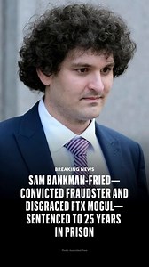 Sam Bankman-Fried, the disgraced founder of crypto exchange FTX, was sentenced to 25 years in prison on Thursday following his fraud conviction last fall. Read more: http://on.forbes.com/6182Z5iFM | Forbes