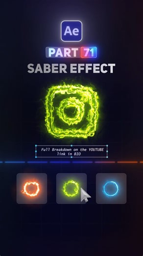 Motion Flix on Instagram: "🇦 🇪 🇵 🇦 🇷 🇹 7⃣1⃣ How to use Saber Effect in Adobe After effects . For more AE tips and tricks, follow me and turn on post notifications! ➡️ @motionflix94 . Share on your story 📲, leave a comment 💬, and make sure to save it! 🌟✨ . #aftereffects #tutorial #howtouse #howtocreate #sabereffect #plugin #effect #videocopilot #aetips #composting #aftereffectcourse #motiondesign #animation #getinspired #aftereffectstutorial #creativity #dailytips #motionflix"