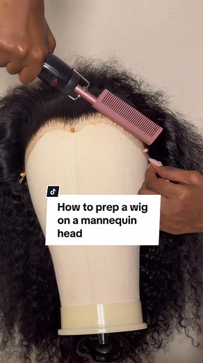 Wig Prep Tutorial on Mannequin Head