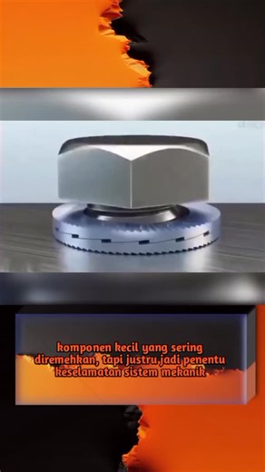 orange | Getaran adalah musuh utama sambungan baut. Dalam kondisi dinamis seperti mesin industri, kendaraan, atau struktur berat, metode penguncian... | Instagram