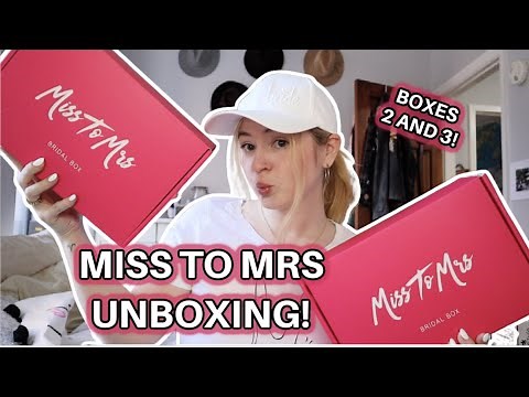 Miss to Mrs Unboxing! Box 2 and 3! | Nichole Currier