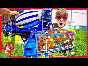 Filling Trucks with ORBEEZ!