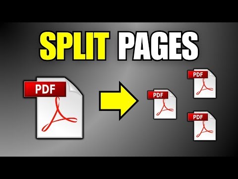 How To Split PDF Pages Into Separate Files