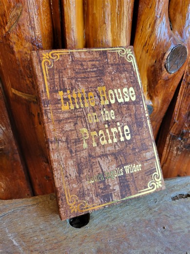 Little House on the Prairie OOAK Reborn Book, Rebound, Recovered, Recycled - Etsy
