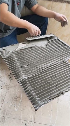 Once the balcony has been lowered, the new tiles can be laid directly on top of the old tiles #home