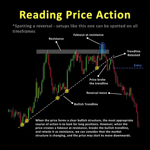 “How to Read Price Action Like a Pro (Trendline Fakeout Strategy)”
