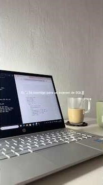 Estudia conmigo para un examen de SQL #studymotivation #studywithme #coding #codingtips #sql