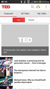 TED updates its excellent video library app for Android