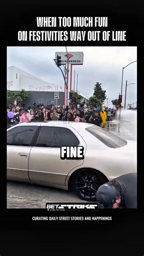 10K views · 14 reactions | Watch what happens when someone takes a festival prank too far! He dumped water inside a car, thinking it was harmless—but the driver wasn’t having it. Thanks to a bystander recording, the prankster ended up facing real consequences and had to pay a $15,000 fine. Disclaimer: ⚠️ Do not try this at home. Always respect other people's property. #cars #awareness #explorepage #viral #foryou | Viral Street Cam | Facebook