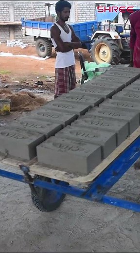 High Production Automatic Fly Ash Brick Machine | Efficient & Reliable Construction Solution #brick