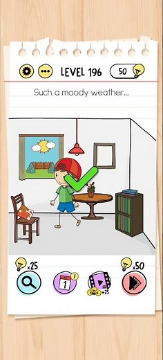 Brain Test Level 196 Solution & Walkthrough | Tricky Puzzles (Android & iOS Shorts)