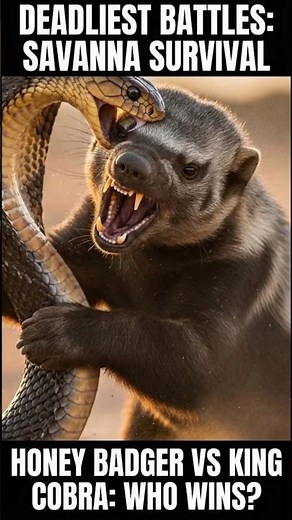 Honey Badger vs King Cobra: The Fight to Death! 😱