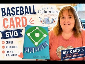 DIY Baseball Birthday Card with Cricut ⚾ Handmade Sports Card for Any Occasion