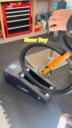 1.8K views · 21 reactions | We’ve got a new toy at the shop (container). It’s a Sinter Smart Bedding Machine. It lets us bed in new disc brake pads and rotors in a shorter amount of time, and in a much more consistent manner, and allowing us to do it year round, no matter what the weather is like. We want your new brakes to work as best as possible. #webcyclery #bikeshoptools | WebCyclery & WebSkis | Facebook