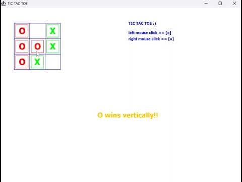 Interactive Java Tic Tac Toe!