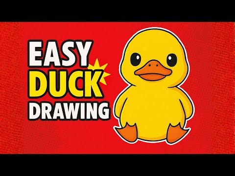 How to Draw a Simple Duck | Easy Step-by-Step Art Tutorial