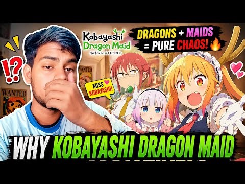 Most Powerful Dragon Is Your Maid Kobayashi Dragon Maid Anime Short Recommendations In Hindi #anime