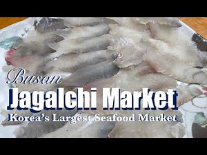 Busan, Korea | JAGALCHI MARKET ★★ Korea's Largest Seafood Market ★★ 한국부산자갈치시장