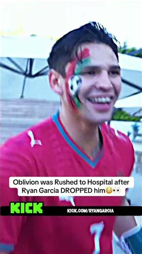 Oblivion was rushed to hospital after Ryan Garcia dropped him #ryangarcia #oblivion #fyp