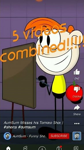 aumsum-funny yt shorts 5 videos combined!!!!