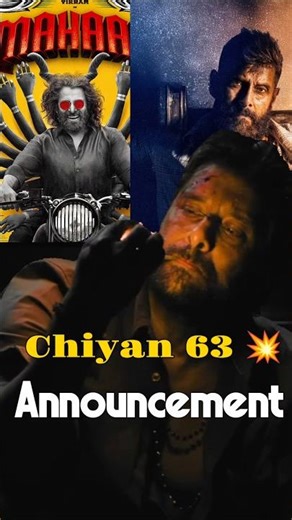 Chiyan 63🔥 Announcement Teaser Review 💯💥| Chiyan Vikram | Anand Shankar | Santosh Narayanan |#shorts