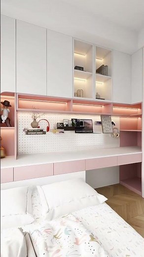 Genius 4-in-1 Kid's Room Design (L-Shaped Desk + Storage Bed!)