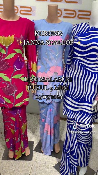 Live Batik Scallop Janna - Join Us Tonight!