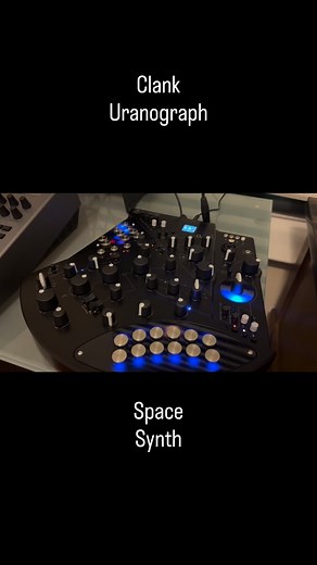 Little snippet of the Clank Uranograph #synthesizers #clankmodular #uranograph #westcoastsynthesis #buchla | Dustin Colyer