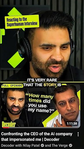 Superhuman interview reaction