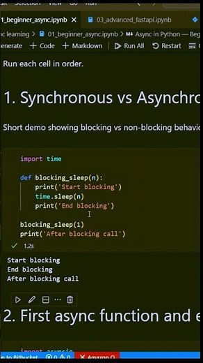 Async vs Sync in Python in 60 Seconds!