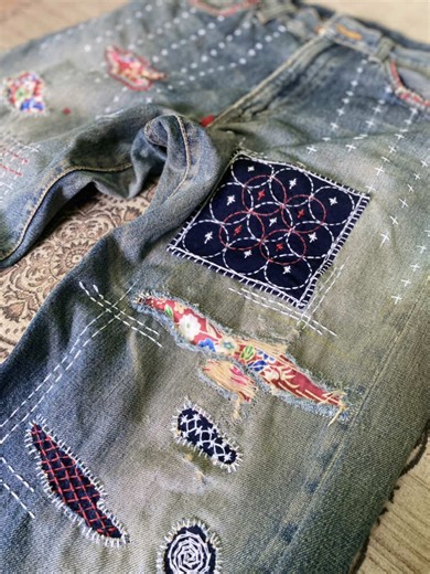 Exploring Denim and Batik Patchwork Techniques
