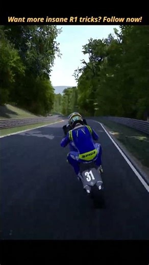 🔥Yamaha R1 2008 Wheelie Madness! 🔥