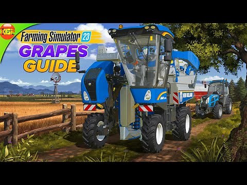 How to Grow and Harvest Grapes in Farming Simulator 23 | Ultimate Guide fs23
