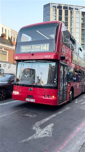 ⚡️ Electric London Bus Route 141 Arriva BYD BD11 #londonbus #electricbus