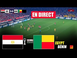 🔴EN DIRECT : ÉGYPTE vs BÉNIN | eFootball PES 21 Simulation de jeu vidéo sur PC