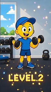 Bimo’s Fitness Challenge! 💪✨ #bimo #animation #bimoonline #cartoon #funny